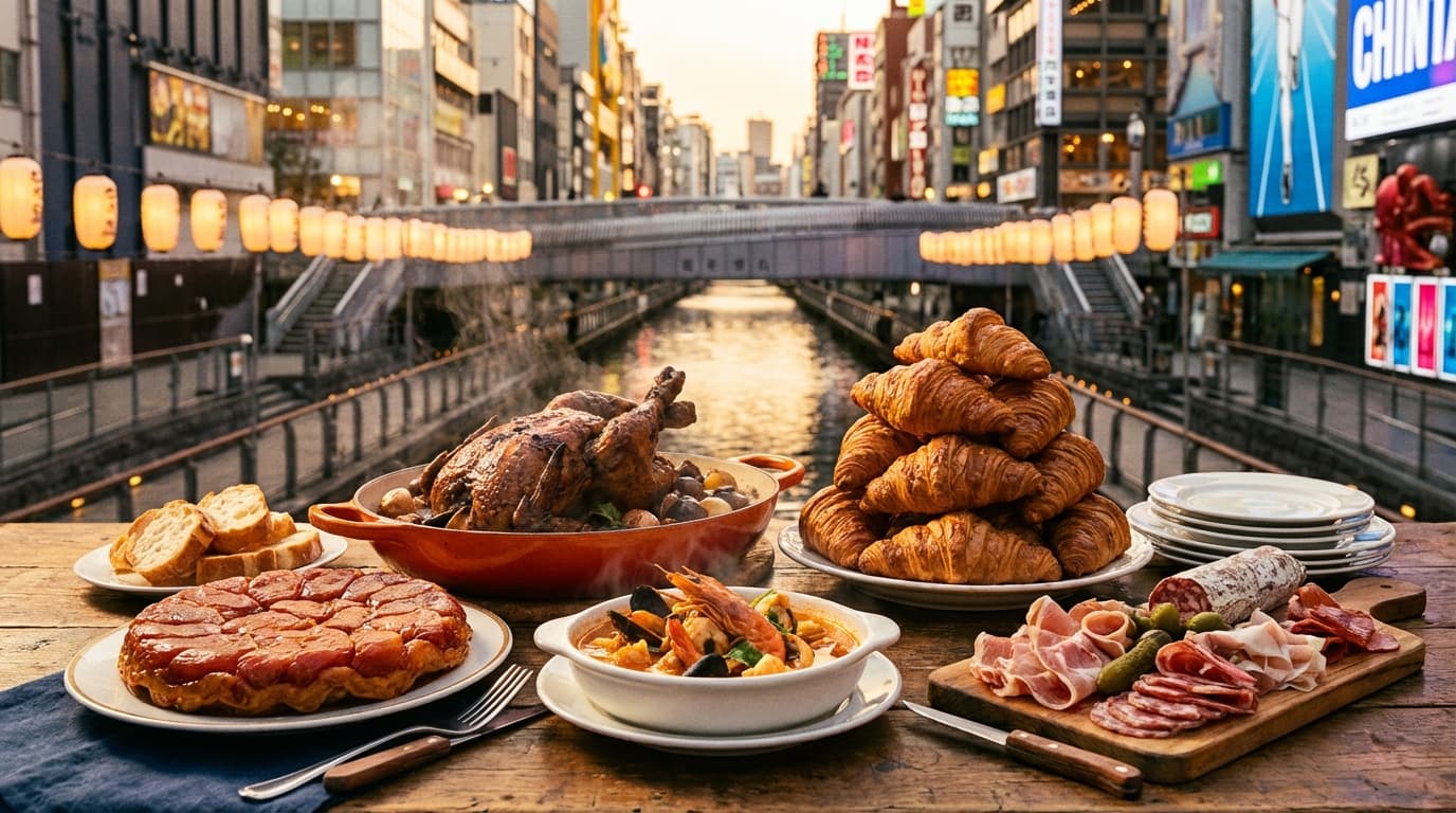 Where to Find the Best French in Osaka