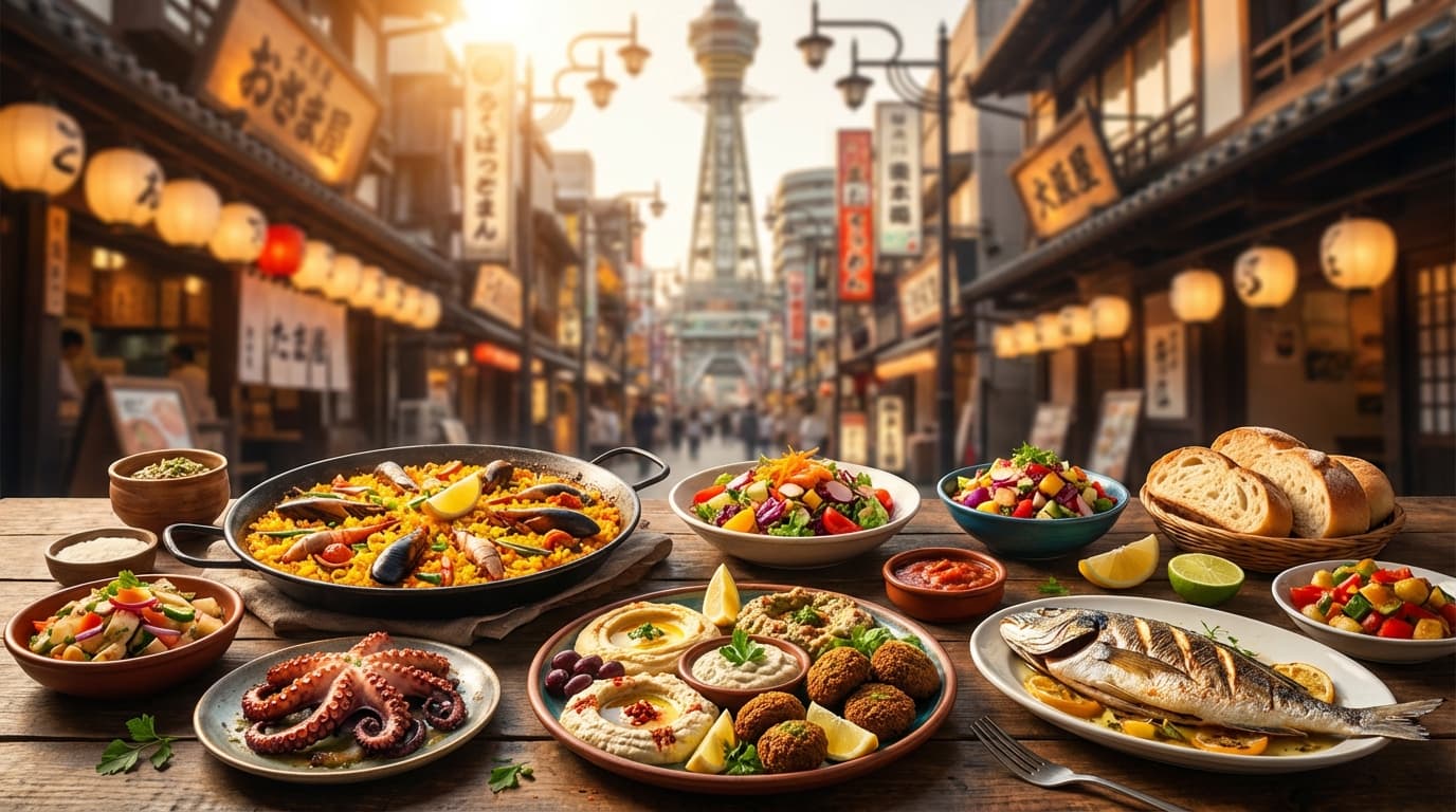 Where to Find the Best Mediterranean in Osaka