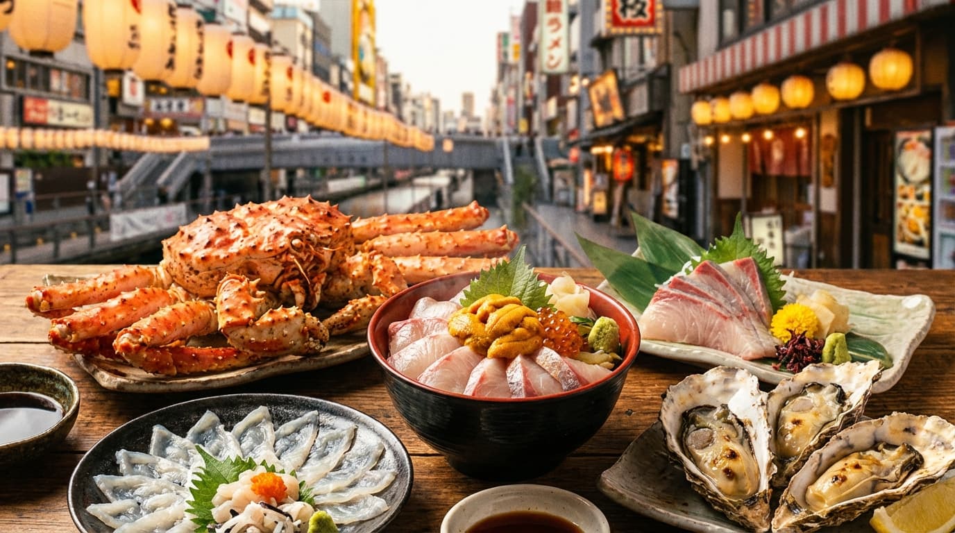 Where to Find the Best Seafood in Osaka
