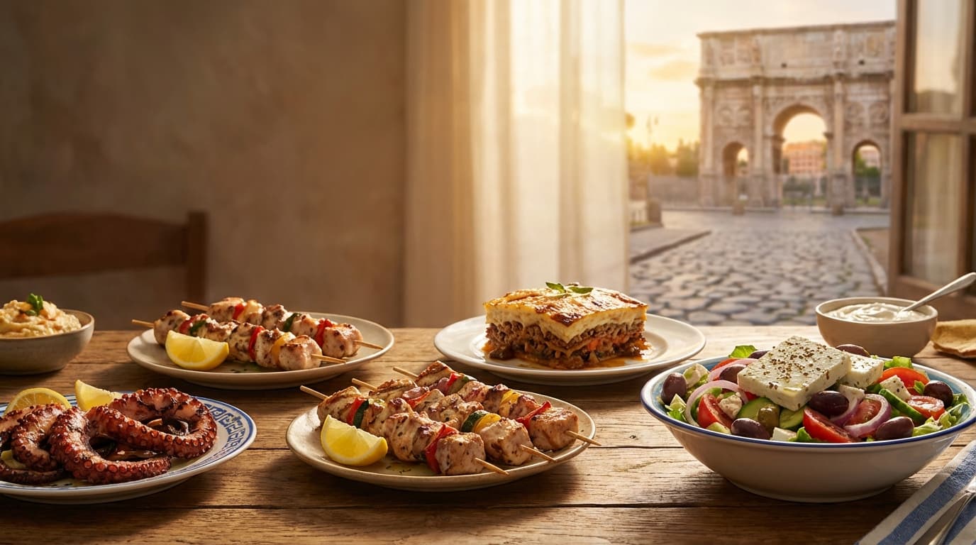 Where to Find the Best Greek in Rome