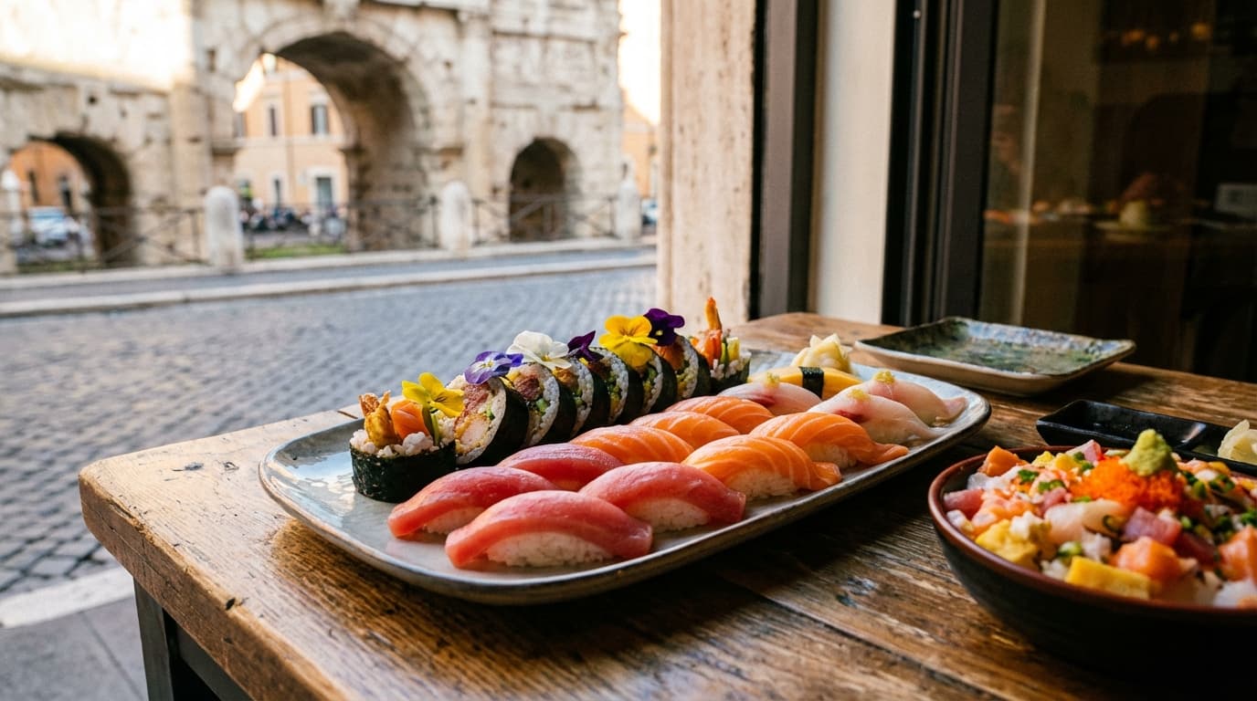 Where to Find the Best Sushi in Rome