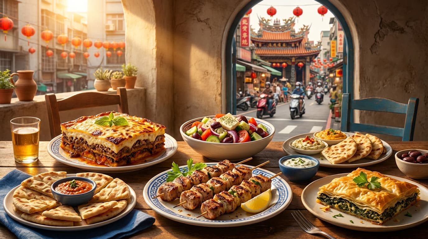 Where to Find the Best Greek in Taipei